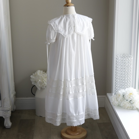 Strasburg Dress ORIGINAL White Heirloom Bella Collection Flower Girl LIKE NEW!! - Picture 9 of 11